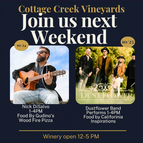 Cottage Creek Vineyard special offer